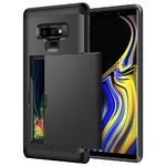Tough Armour Slide Case & Card Holder for Samsung Galaxy Note 9 - Black